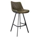 Juno Industrial Bar Stool Green