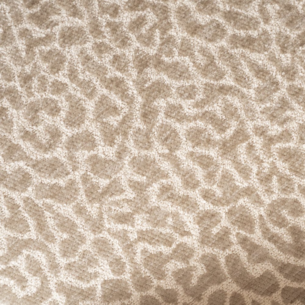 Eetkamerbanken-Eetkamerbank Lux leopard taupe 100 cm Stof-Dimehouse
