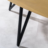 Dining table Miami DH Interior Brown Mango wood Atmospheric photo detail