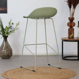 Bar stool Ellen green Scandinavian design 76 cm - image 3
