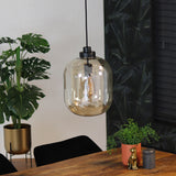 Hanging lamp Amber 30 cm 1-light glass