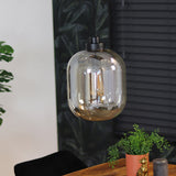 Hanging lamp Amber 30 cm 1-light glass