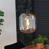 Hanging lamp Amber 30 cm 1-light glass