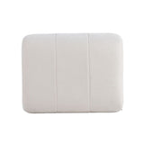Modular stool Seth chenille off white Recycled polyester