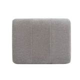 Modular stool Seth chenille taupe Recycled polyester
