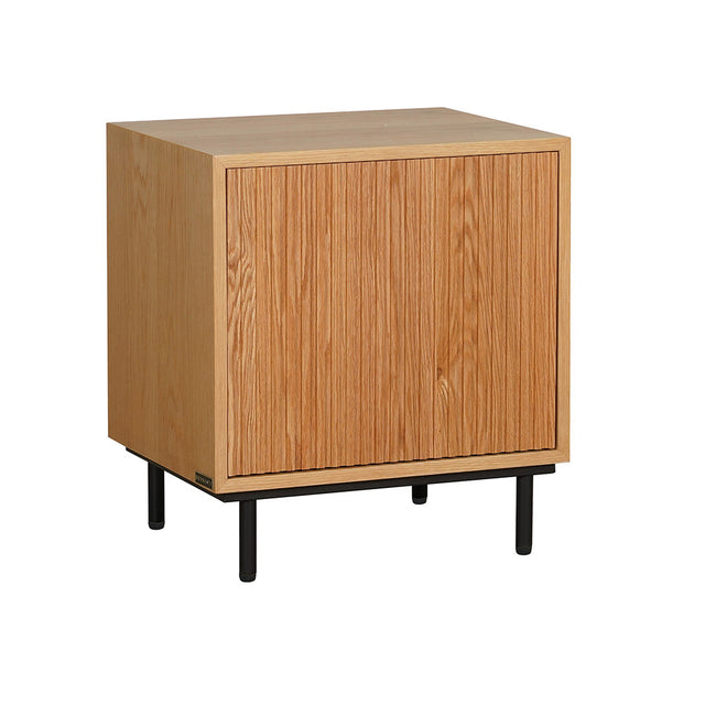 Bedside table Shelly clear oak Rubberwood