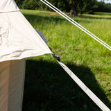 Tent Vier persoons Opblaasbaar Beige 300x200x210 cm Dimehouse Beige LxBxH 75x48x38 Katoen Sfeerfoto detail