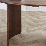 Eettafel Yves Walnut Finish Dimehouse Bruin LxBxH 245x115x9 Acaciahout Sfeerfoto detail