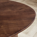 Eettafel Yves Walnut Finish Dimehouse Bruin LxBxH 265x115x9 Acaciahout Sfeerfoto detail