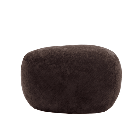 Poef Fenna velvet bruin