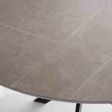 Eettafel Vivian Grey Dimehouse Grijs LxBxH 121x121x11 Sintered stone Sfeerfoto detail