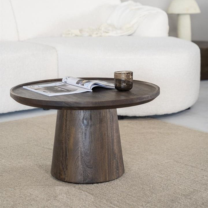 Coffee table Amélie brown Mango wood 66 x 39 cm N/A. N/A