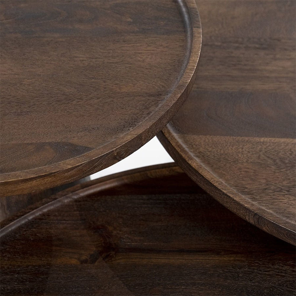 Coffee table Amélie brown Mango wood 66 x 39 cm N/A. N/A