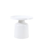 Coffee table Donna round metal white - image 9