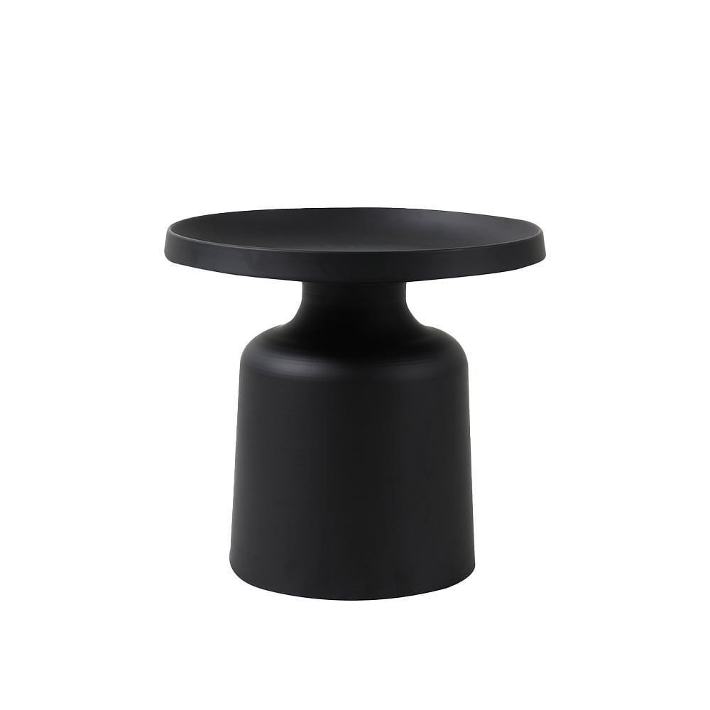 Coffee table Donna round metal black