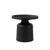 Coffee table Donna round metal black - image 7