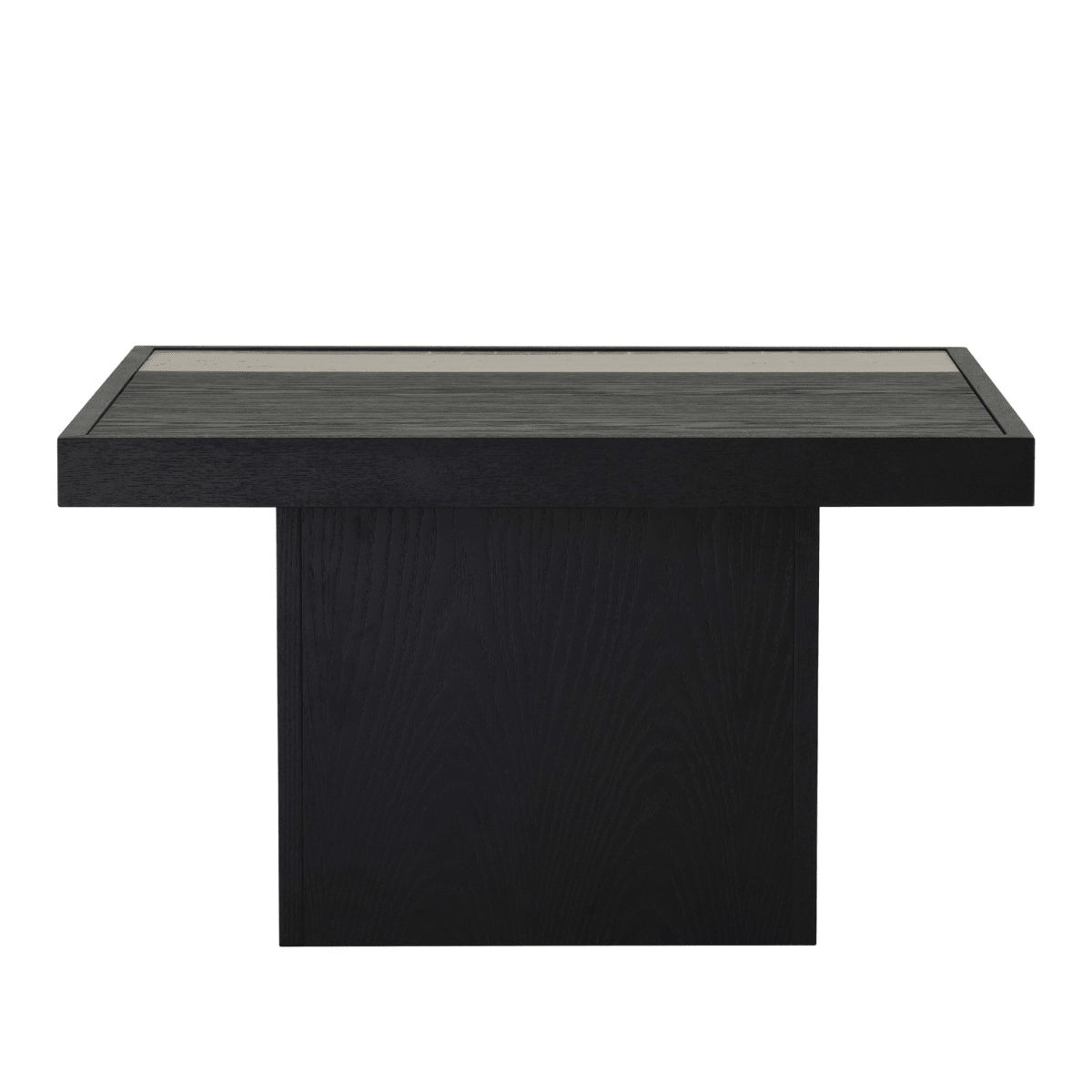 Salontafel Java 70x70 cm zwart eiken Eikenfineer