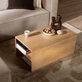 Jaxx side table 88x46 cm clear oak oak veneer
