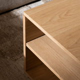 Jaxx side table 88x46 cm clear oak oak veneer