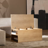 Jaxx side table 88x46 cm clear oak oak veneer