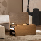 Side table Jaxx rustic oak 88x46 cm oak veneer