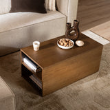 Side table Jaxx rustic oak 88x46 cm oak veneer