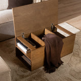 Side table Jaxx rustic oak 88x46 cm oak veneer