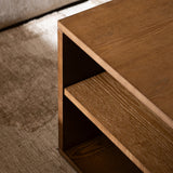 Side table Jaxx rustic oak 88x46 cm oak veneer