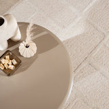 Salontafel Orion rond ø70 cm taupe MDF