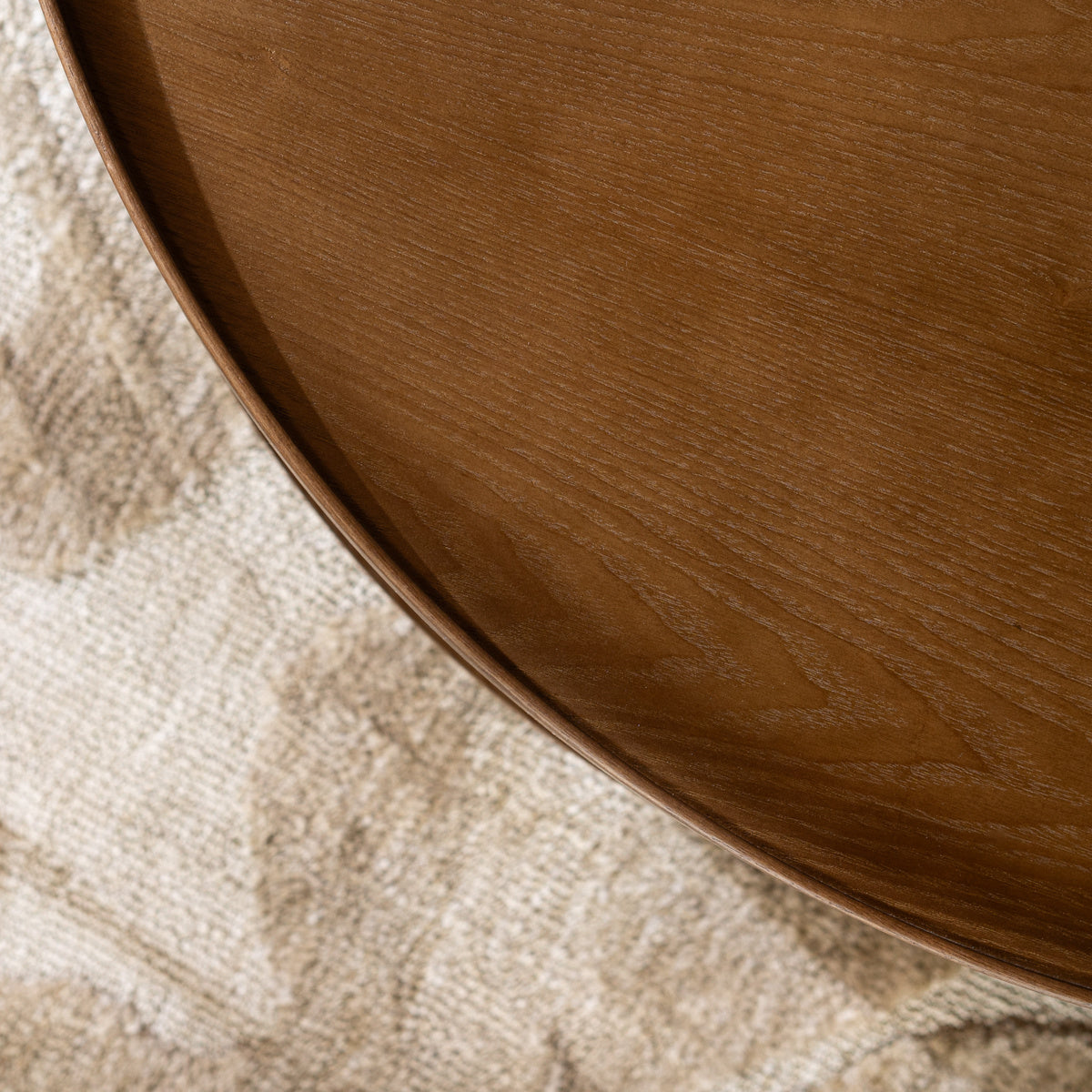 Rio coffee table Ø58 cm rustic oak veneer