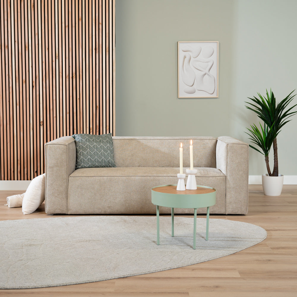 Coffee table round Zita light green Green N/A.