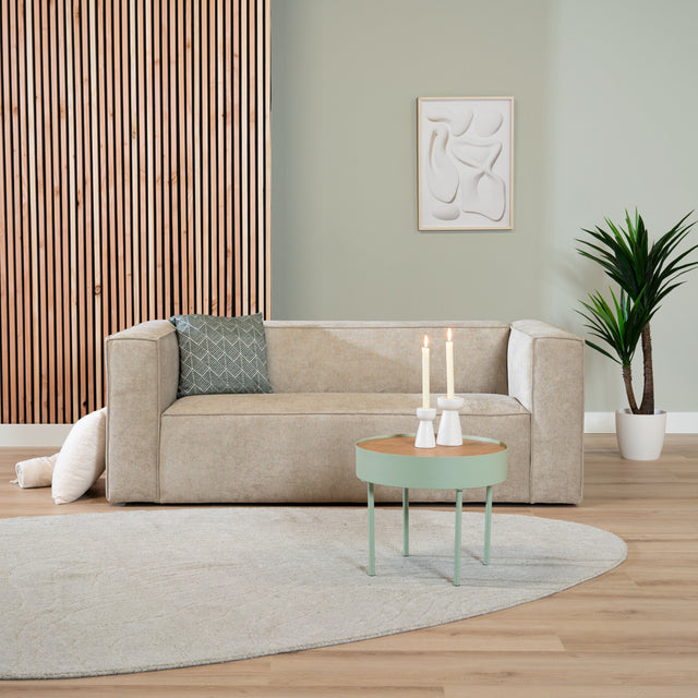 Coffee table round Zita light green Green N/A.