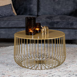 Coffee table Senna gold metal - image 6