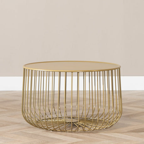 Coffee table Senna gold metal - image 8