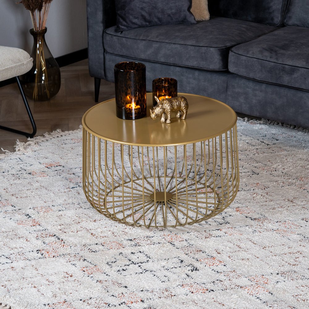 Coffee table Senna gold metal - image 7