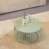 Coffee table Senna metal light green Green