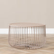 Coffee table Senna metal taupe