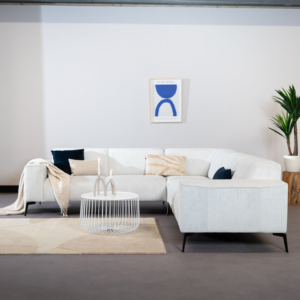 Coffee table Senna metal white