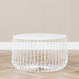 Coffee table Senna metal white