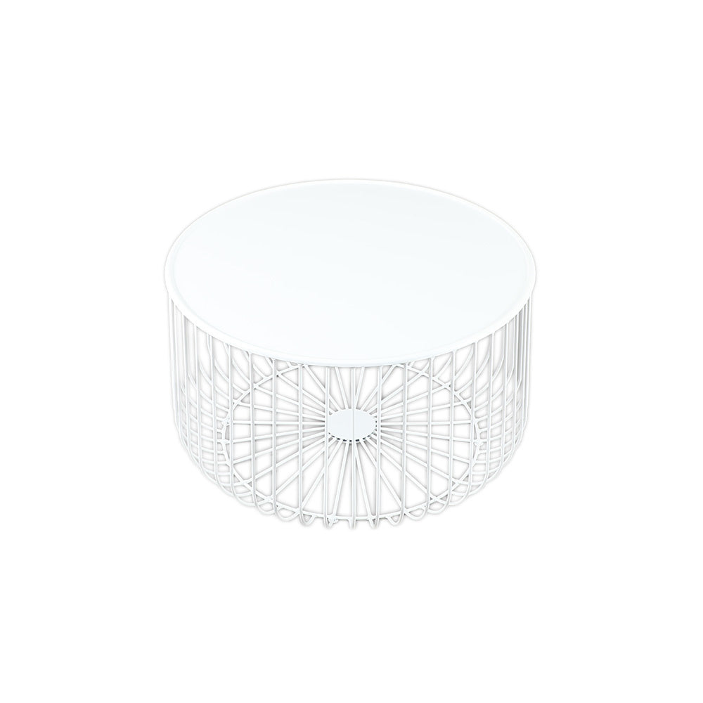 Coffee table Senna metal white