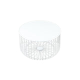 Coffee table Senna metal white