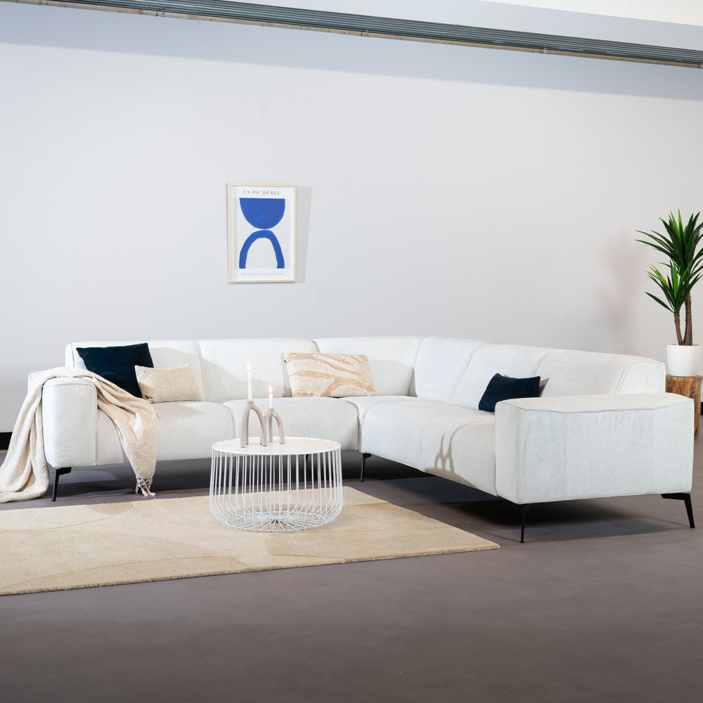 Coffee table Senna metal white