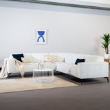 Coffee table Senna metal white