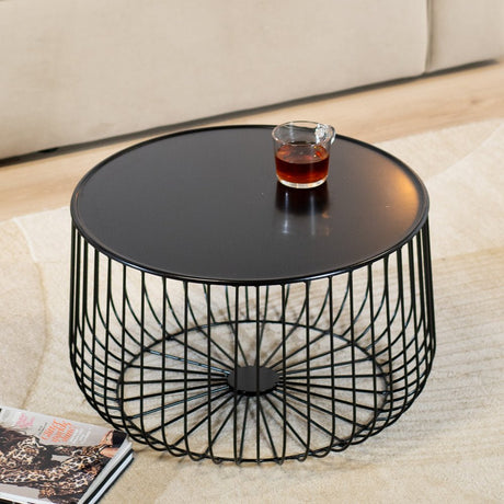 Coffee table Senna black metal - image 4
