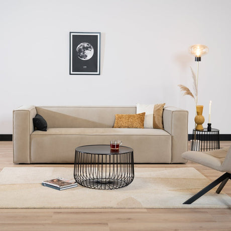 Coffee table Senna black metal - image 1