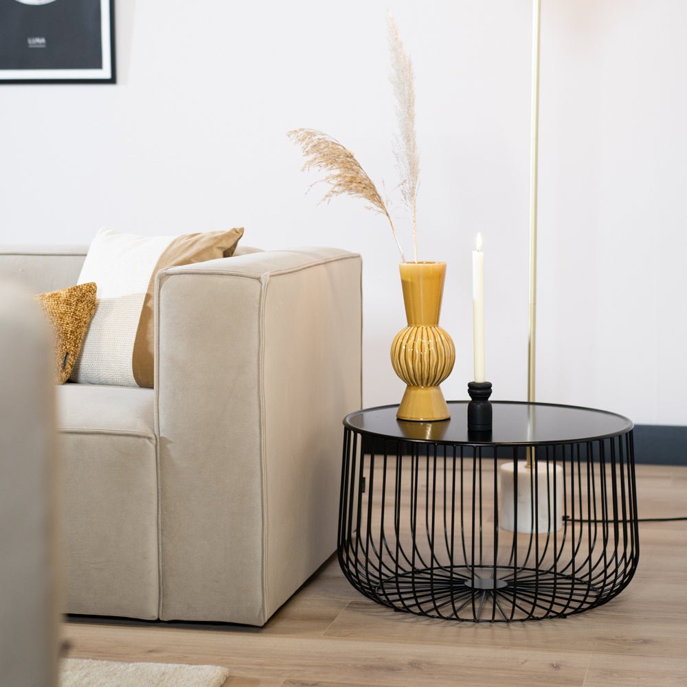 Coffee table Senna black metal - image 7