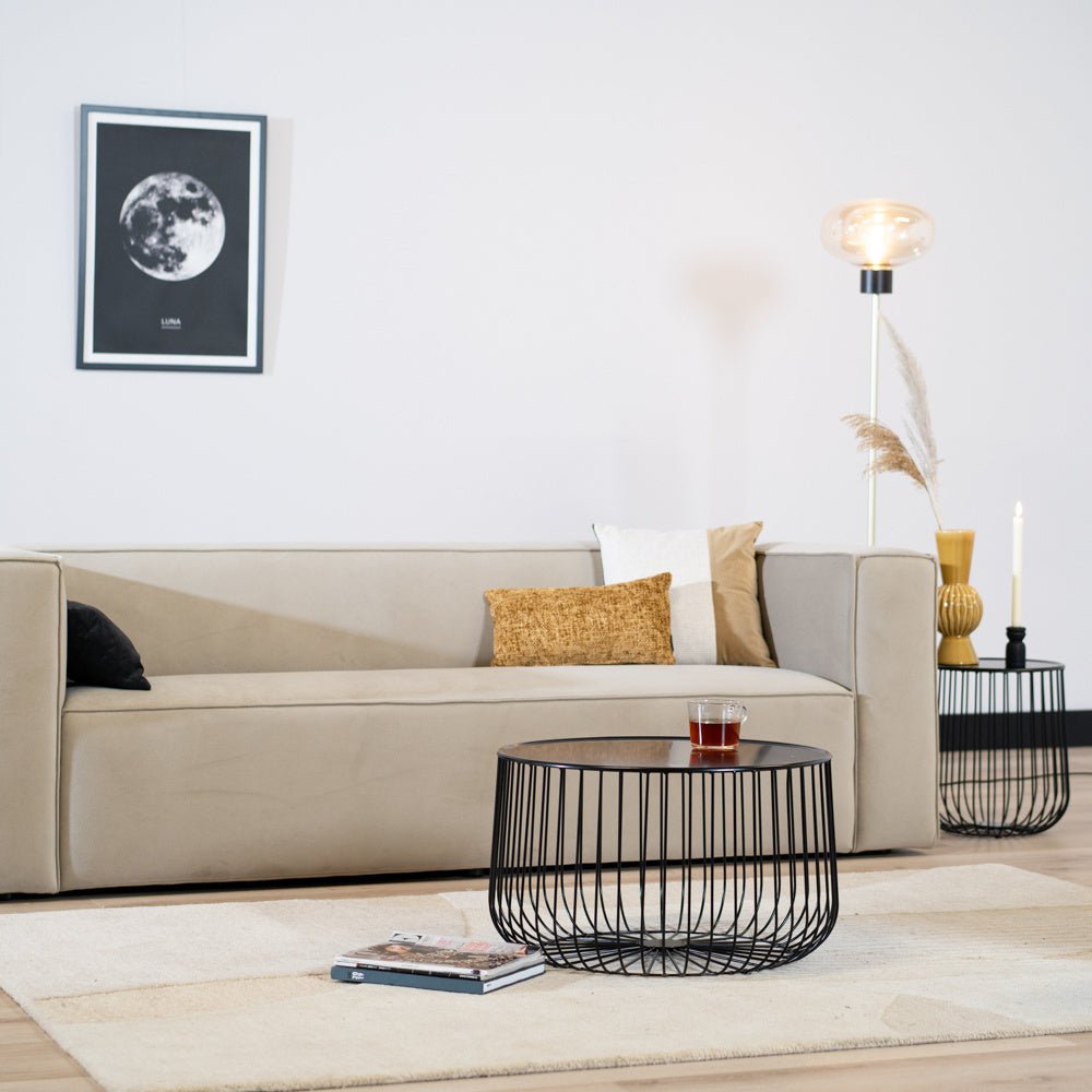 Coffee table Senna black metal - image 6