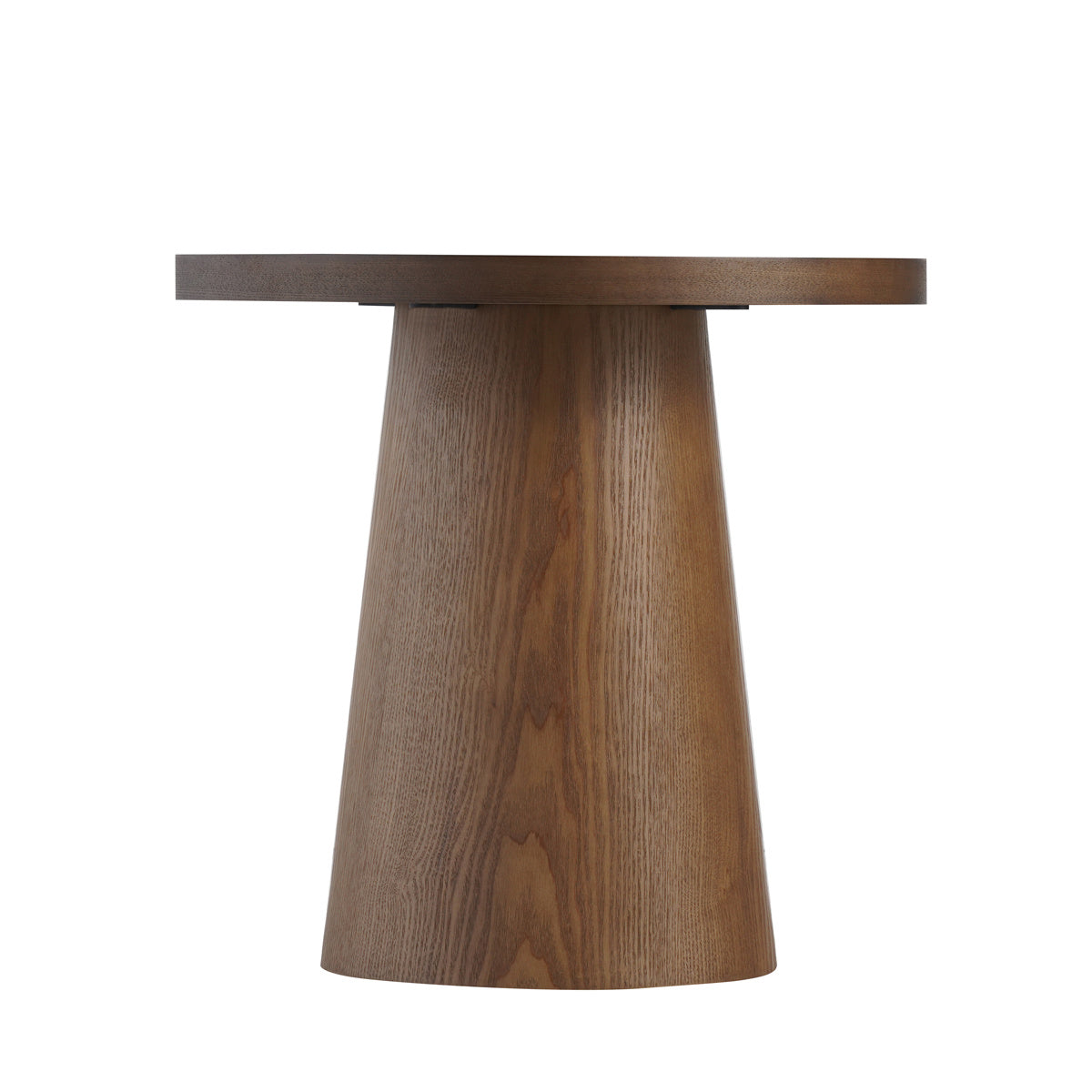 Coffee tables Mae set of 2 Ø50 and Ø62 cm travertine/rustic oak Oak veneer