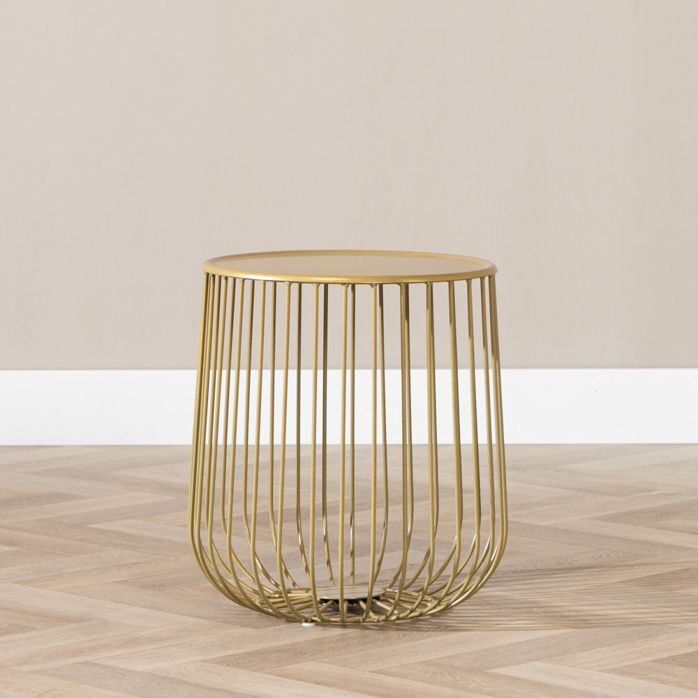 Coffee table Tygo gold metal