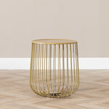 Coffee table Tygo gold metal